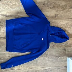 Electric Blue Champion Reverse Weave Hoodie
